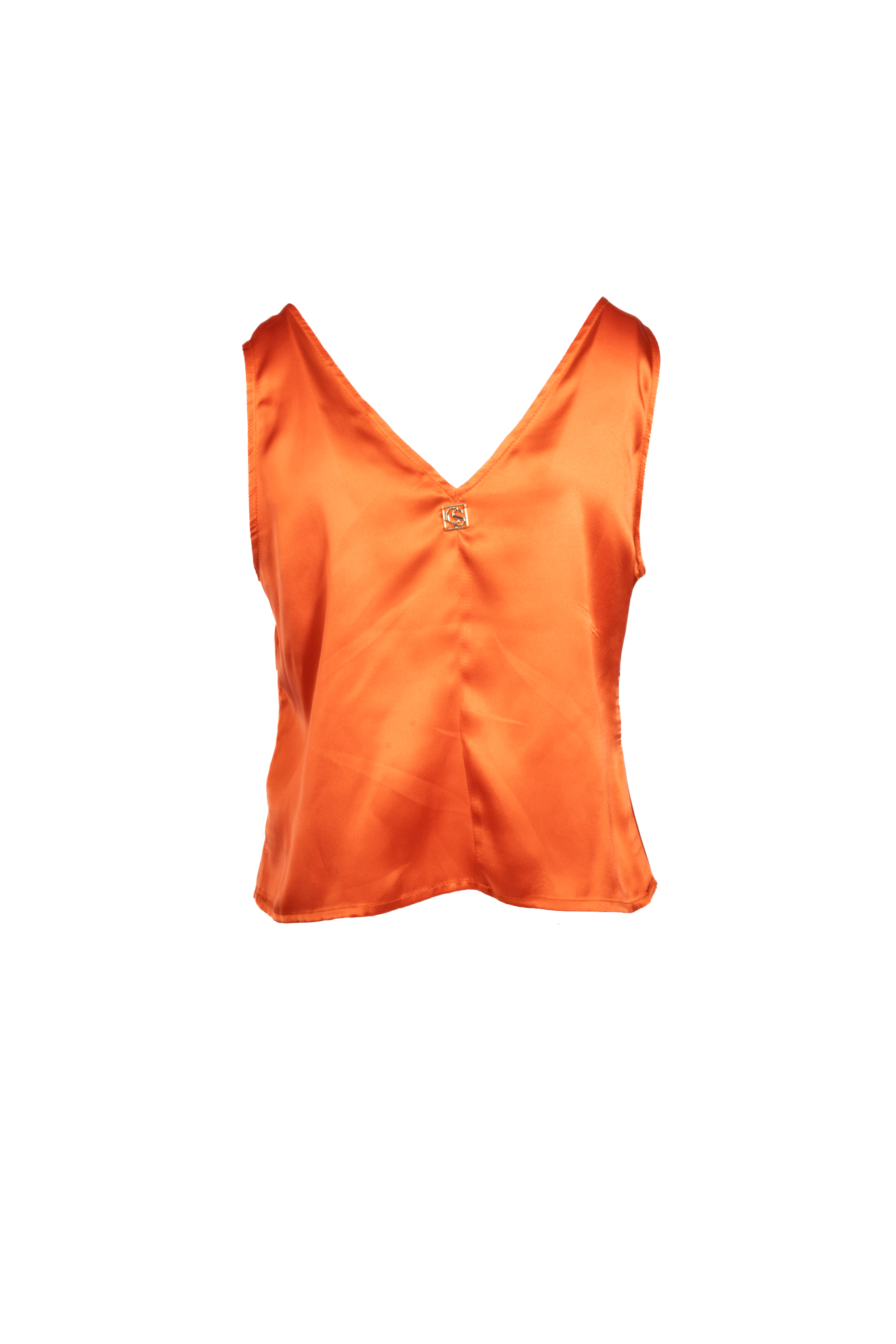 Seiden Top mit Raffung