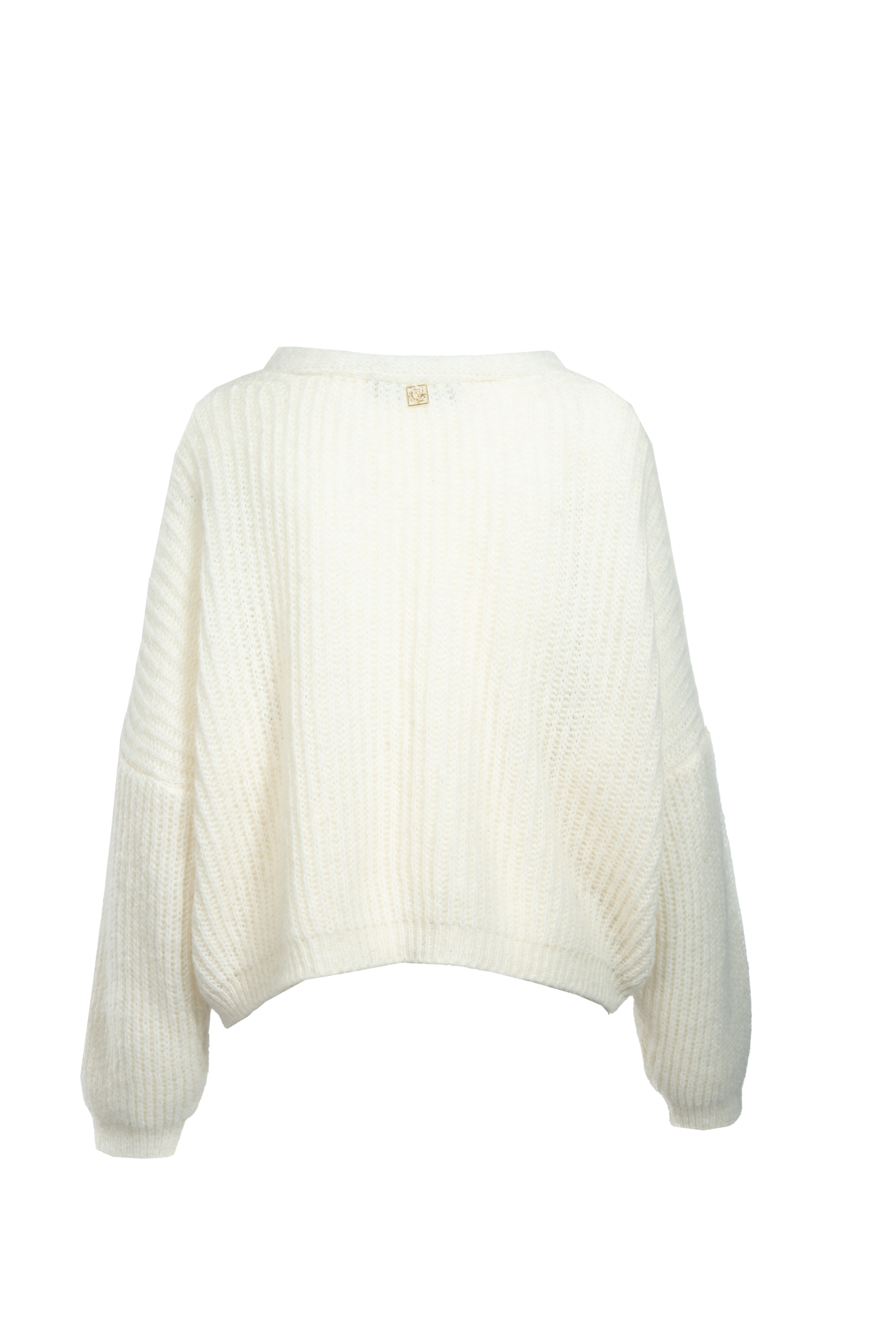 Strick-Cardigan mit Flower Application