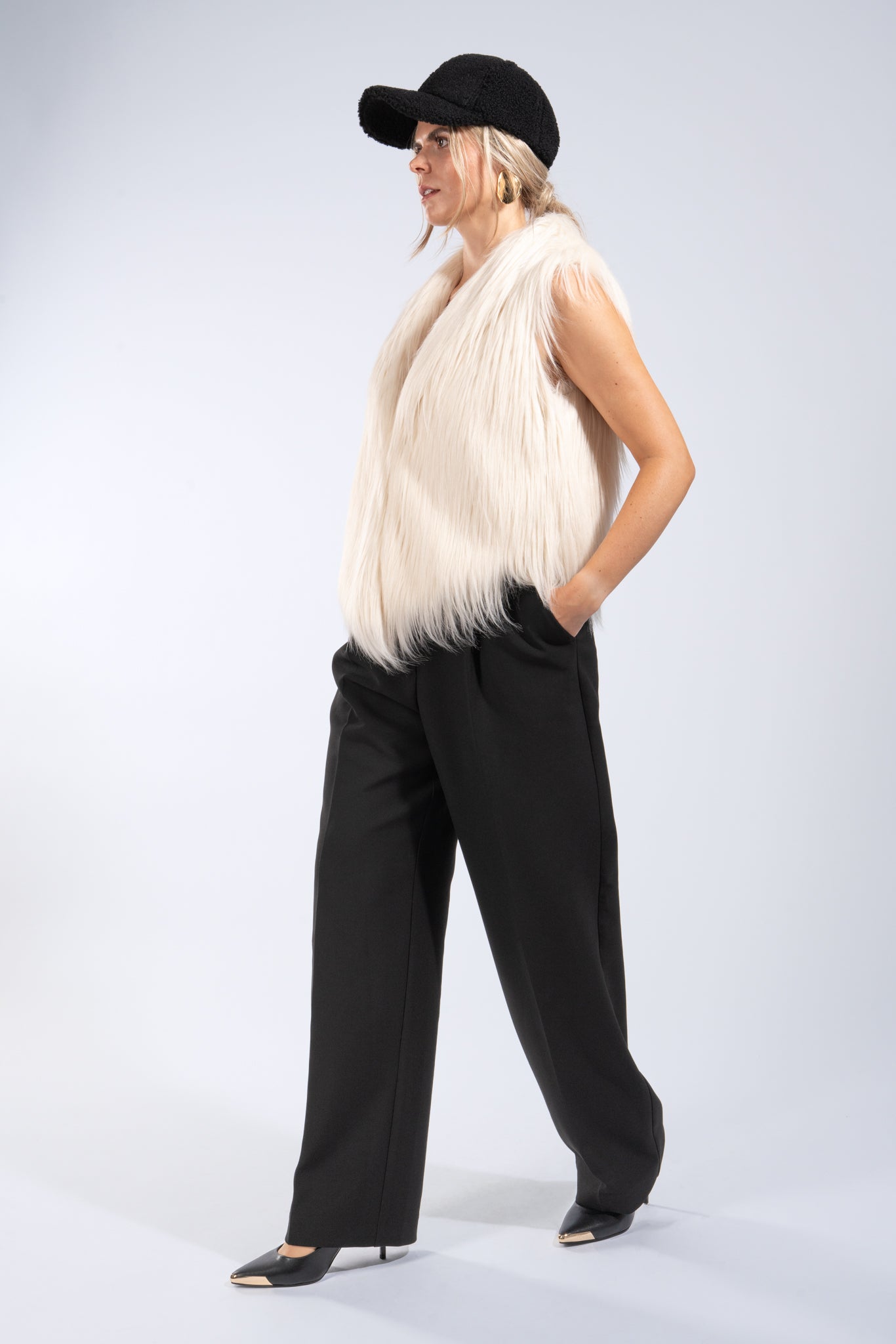 Fließende Marlenehose - knitterfrei